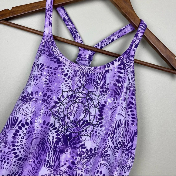 Athleta Privita Yoga Racerback Tank Purple Size XS - Picture 4 of 8